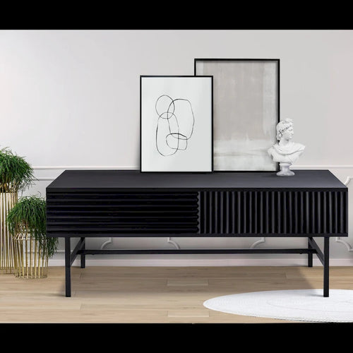 MEZ Black Finished Coffee Table