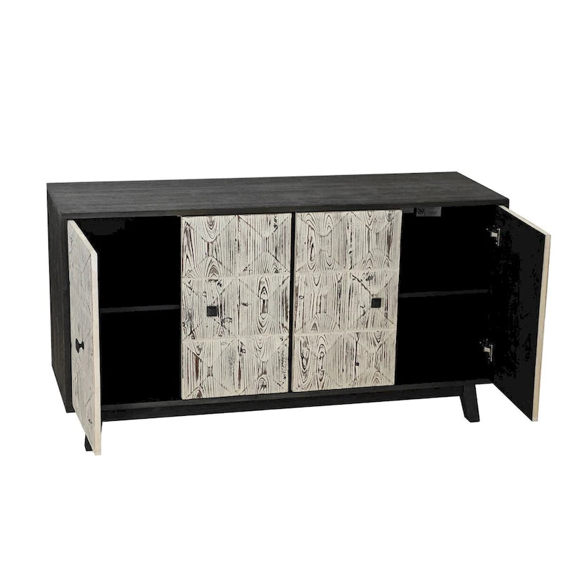 Doors Vintage Sideboard,Freestanding Sideboard Storage Cabinet