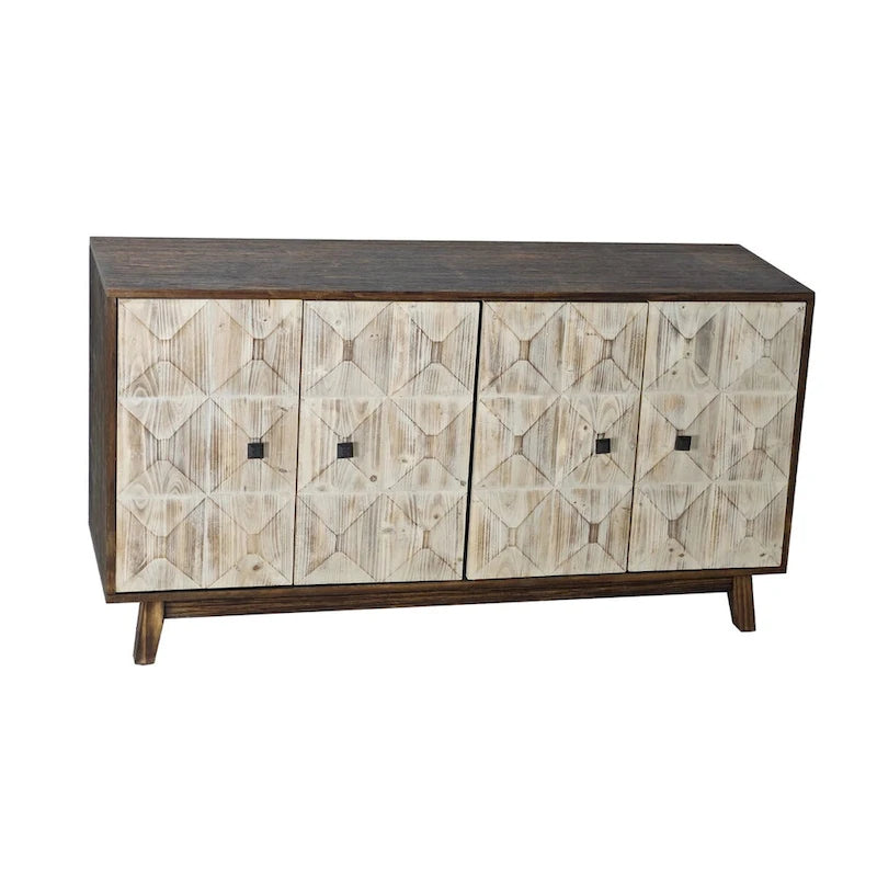 Doors Vintage Sideboard,Freestanding Sideboard Storage Cabinet