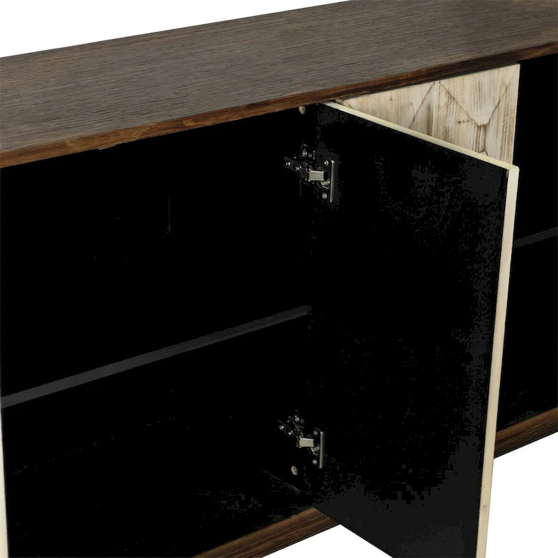 Doors Vintage Sideboard,Freestanding Sideboard Storage Cabinet