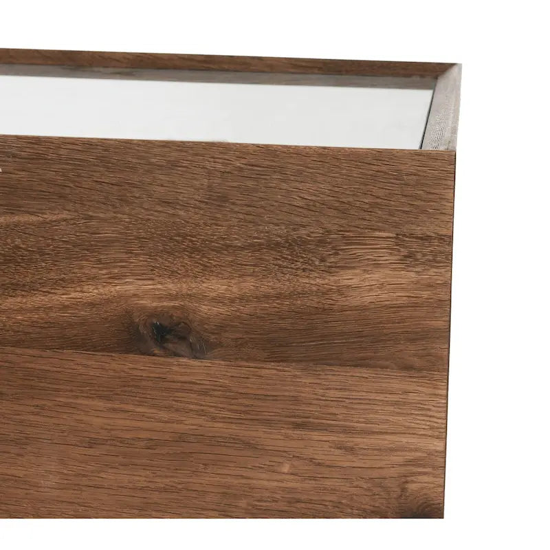 Brown Wood End Table